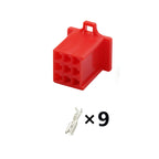 9PIN Connector Unsealed 2.8mm Male Female Connector Handle Switch Plug Wiring Harness Cable Socket 6030-9991 6040-9111