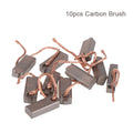 High Quality 10Pcs 5*7*19mm Copper Electric Generator Carbon Brushes Car Alternator Power Tools Car Regulator Low Copper