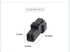 1 Set 2 3 4 6 8 Pin JST Miniature Small Current Rearview Mirror Black Electrical Connectors Wire Harness Plug for Motorcycle