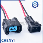 2 Pin Auto waterproof connector Fuel injector plug nozzle NH1 1121700222AB001 6189-0553 For Honda Accord Odyssey CRV Feidu Civic