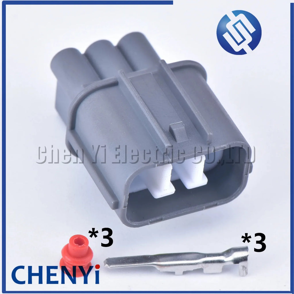 3 Pin Automotive Waterproof Connector HeadLight Leveling Device Plug 6189-0130 6181-0071 For Honda B-Series VSS Nissan Mazda