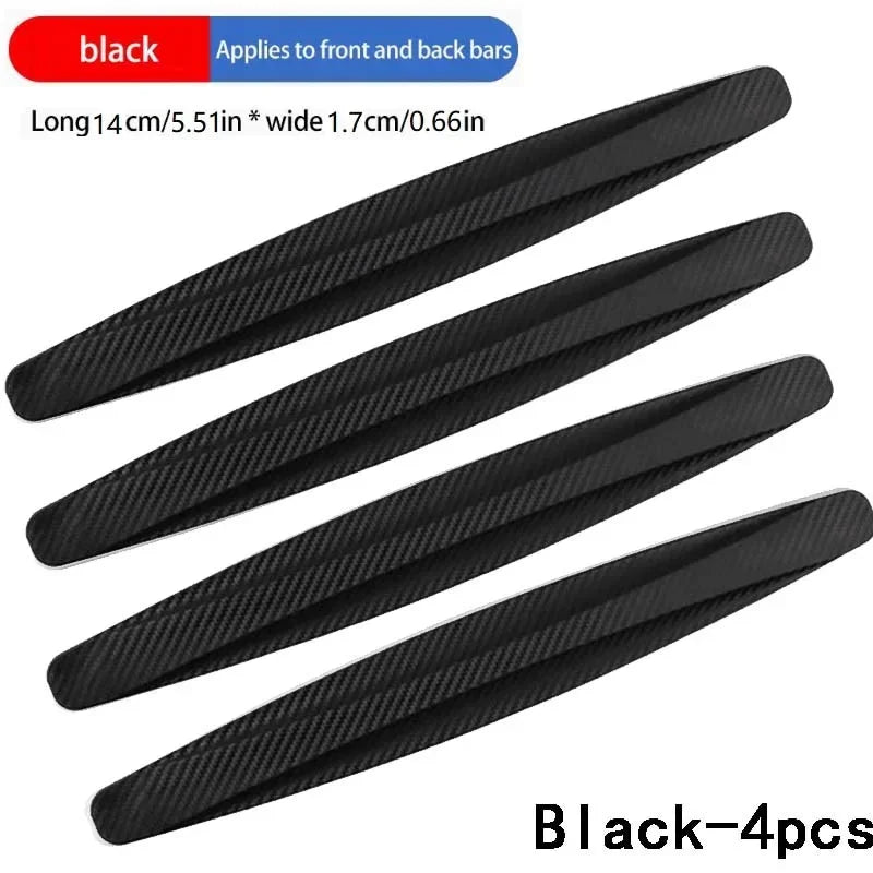 4/6Pcs Car Bumper Anti-collision Strips Door Body Scratch Automotive Protective Tape Strips Door Guard Lip Stickers Amagi