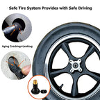 62PCS Stem Puller Installer Tool Kit Tire Valve Stem Puller Set EPDM Snap-in Tire Valve Stem With Valve Core Remover Valve Tool