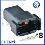 8 Pin DTM series Automotive waterproof connector wire harness connector DTM06-8SB DTM04-8PB For Deutsch