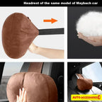 High Quality Car Headrest Neck Support Seat Design S Class Soft Universal Adjustable Car Pillow Neck Cushion Amagi