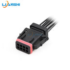 132015-0130 male and female 132015-0134 automotive waterproof connector ITT type 8-hole plug with terminal