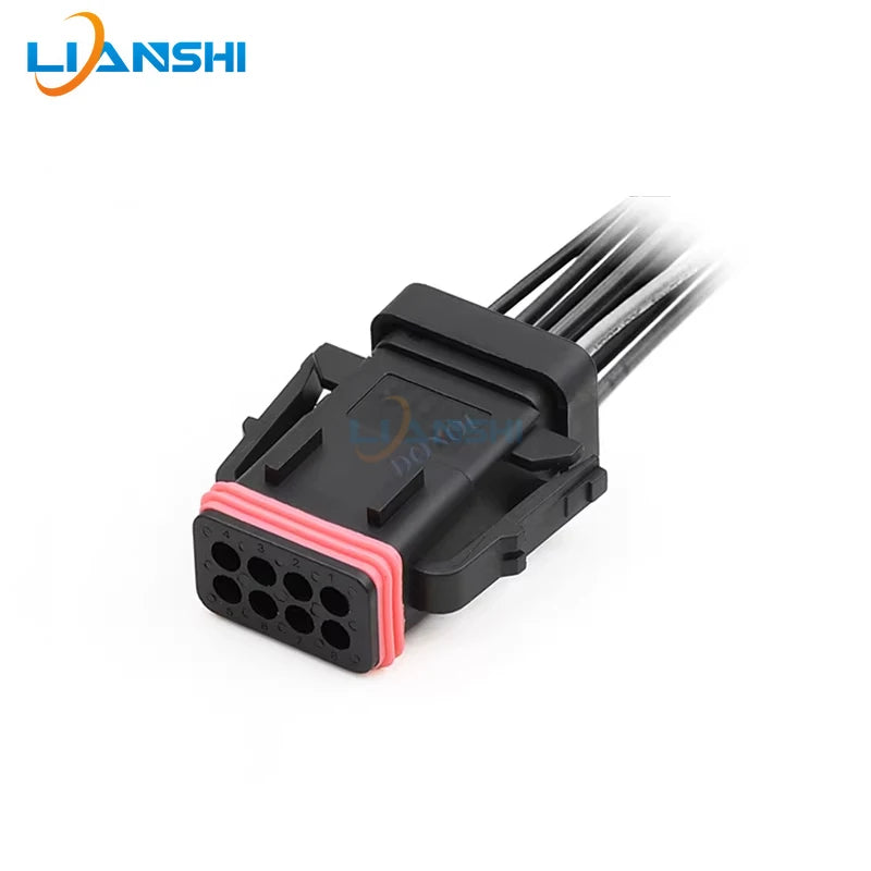132015-0130 male and female 132015-0134 automotive waterproof connector ITT type 8-hole plug with terminal