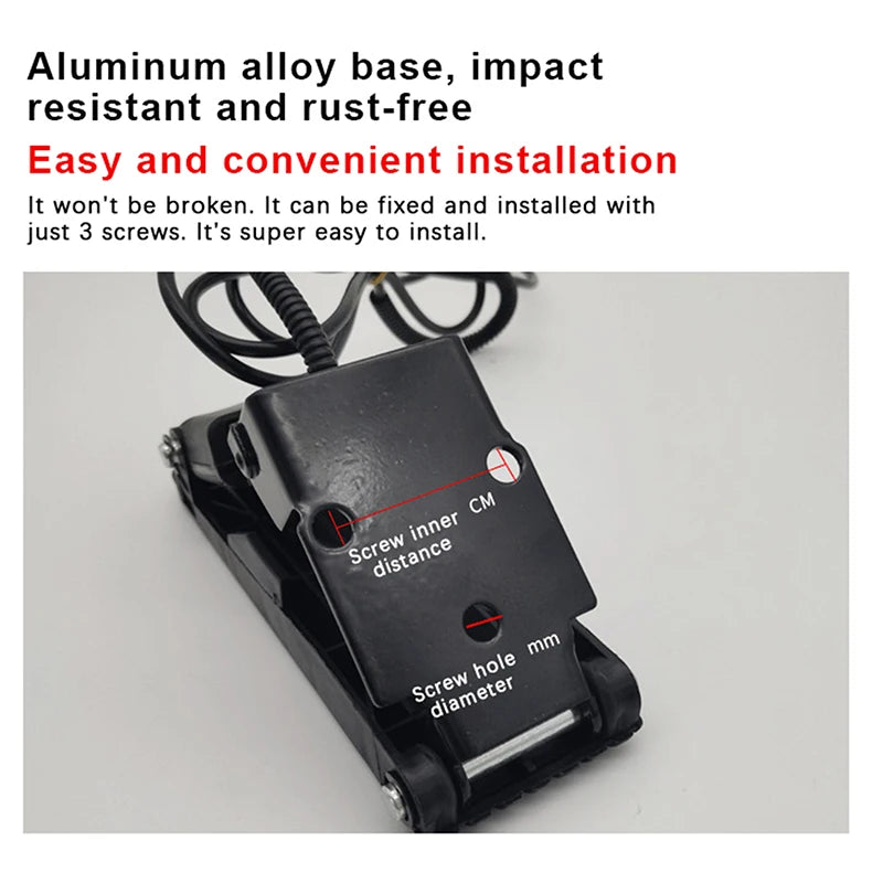 Foot Pedal Electric Bike Scooter Throttle E-bike Electric Tricycle Accelerator Pedal Speed Control Motorcycle Throttle