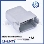 12 Pin Deutch IPD DT Connector DT15-12PA DT13-12PA PBC Straight Needle bender Seat solder panel end socket DT06-12S DT04-12P