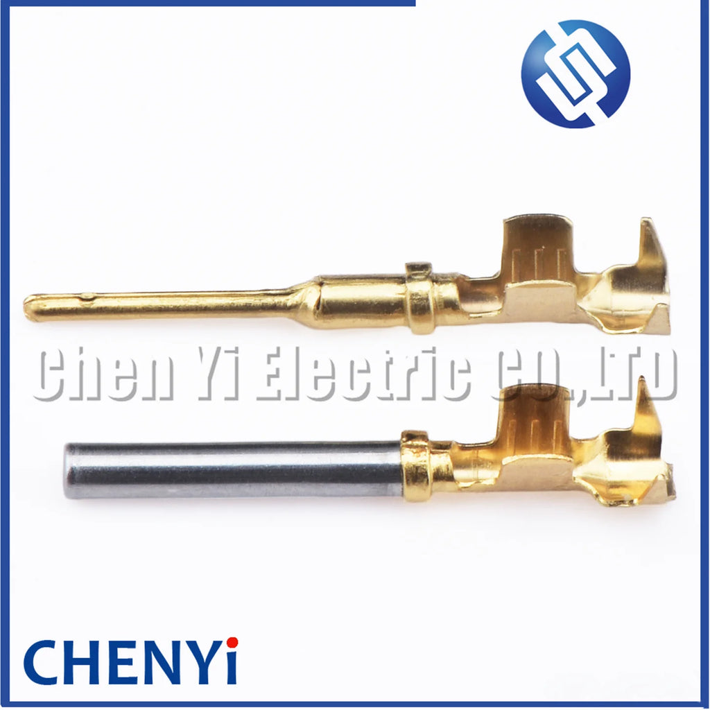 20 Pcs Pin Contact 1062-20-0244 1060-20-0244 brass Gold plating 22-16 AWG Wire Size Crimp Terminals For Deutsch DTM 1.0mm Series