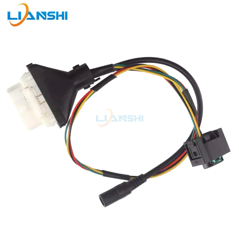 Suitable for VVDI large flat plate BMW motorcycle full loss matching wiring harness, no need to remove lock head 4D 8A remote co