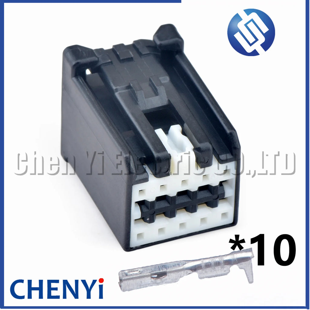 10 Pin Automotive connector Car reversing mirror rearview mirror Wire harness plug AIT2PB-10P-2AK For Ford Cadillac GMC vehicle