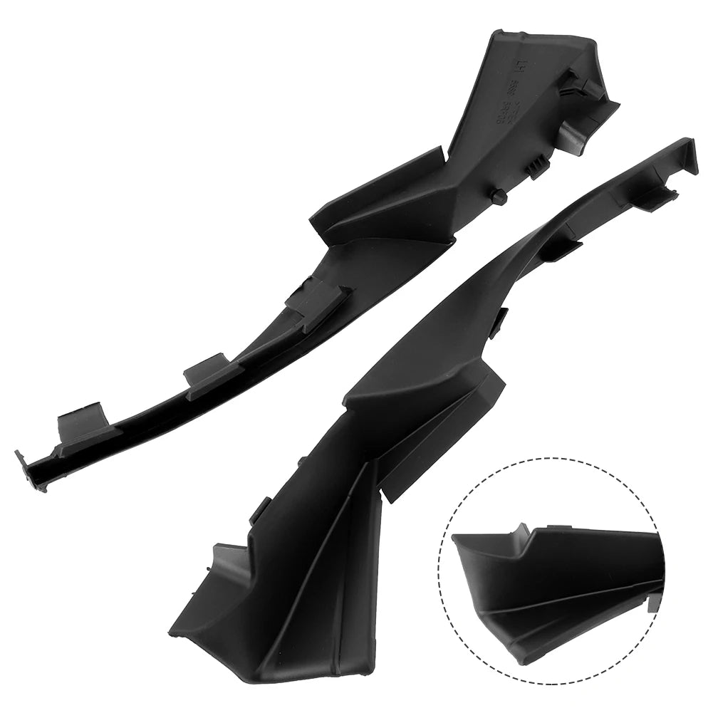 1Pair Car Front Windshield Wiper Cowl Cover For Nissan For Kicks 2016-2020 Replace Auto Left Right Front Windshield Deflectors