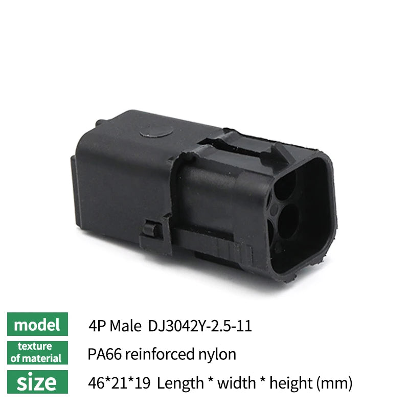 2.5 Series Automotive Waterproof Connector 1/2/3/4/6Pin Male And Female Plugs Haltech MAP TPS Wire Connector For GM