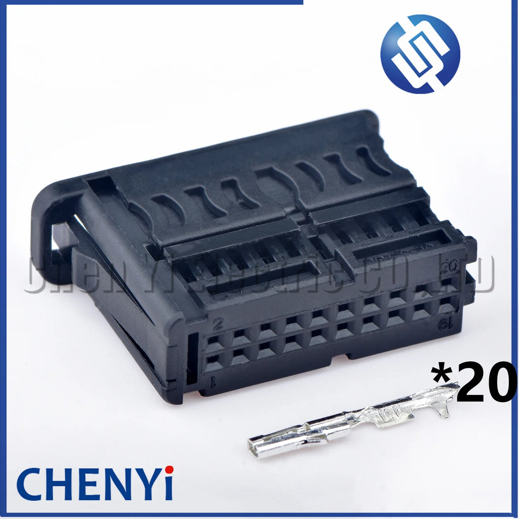 20 Pin Automotive connector With pins For EVO host programming Ethernet plug interconnection driving OABR plug