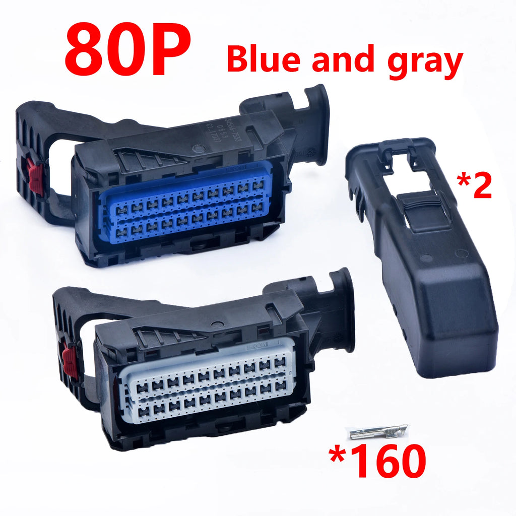 80 Pin Auto waterproof connector C32 computer board ECU plug 34566-1903 34566-0703 34566-7533 For IQAN-MC43 Master Controllers