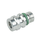 A/C Service Valve High Side R-134a Port Adapter With Replaceable Valve Cores Air Conditioning Pipeline