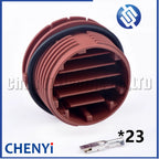 23 Pin/way Car Door wiring harness plug instrument connector with Pin For Peugeot Citroen Picasso Xsara Sienna Elysee 206 207 C2