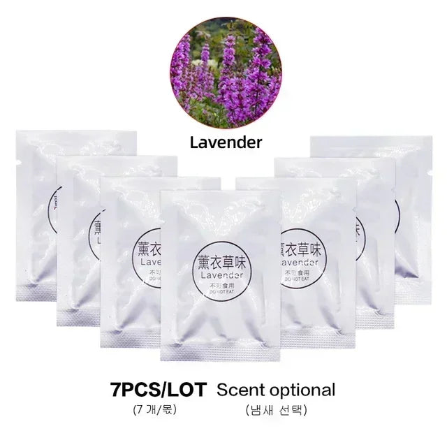 Car Air Freshener Supplement 7 Pcs/Lot Solid Car Perfume Car Air Conditioner Vent Auto Ocean Refill Air Outle Amagi