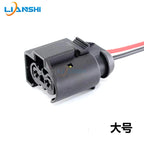 Suitable for AMK, Audi, BMW F02, Mercedes-Benz shock-absorbing air pump power plug with 15CM 1.5-square wire