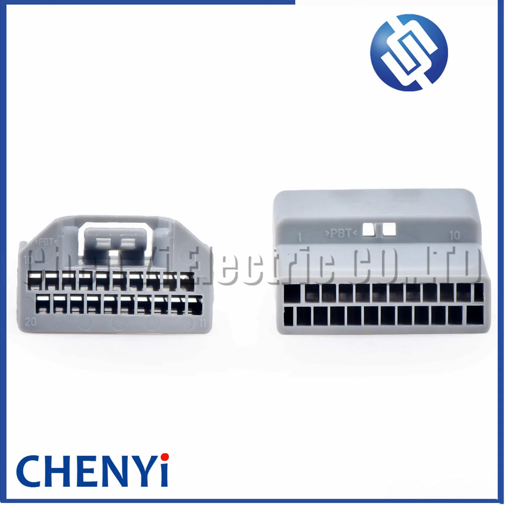 20 Pin Automotive connector Car multimedia CD navigation host instrument harness plug MX34020SF1 MX34020PF1 For Suzuki Honda
