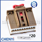 20 Pin Automotive connector Car amplifier head speaker plug 347290201 34729-0201 34690-0201 With pin For GM Chevrolet Buick Opel
