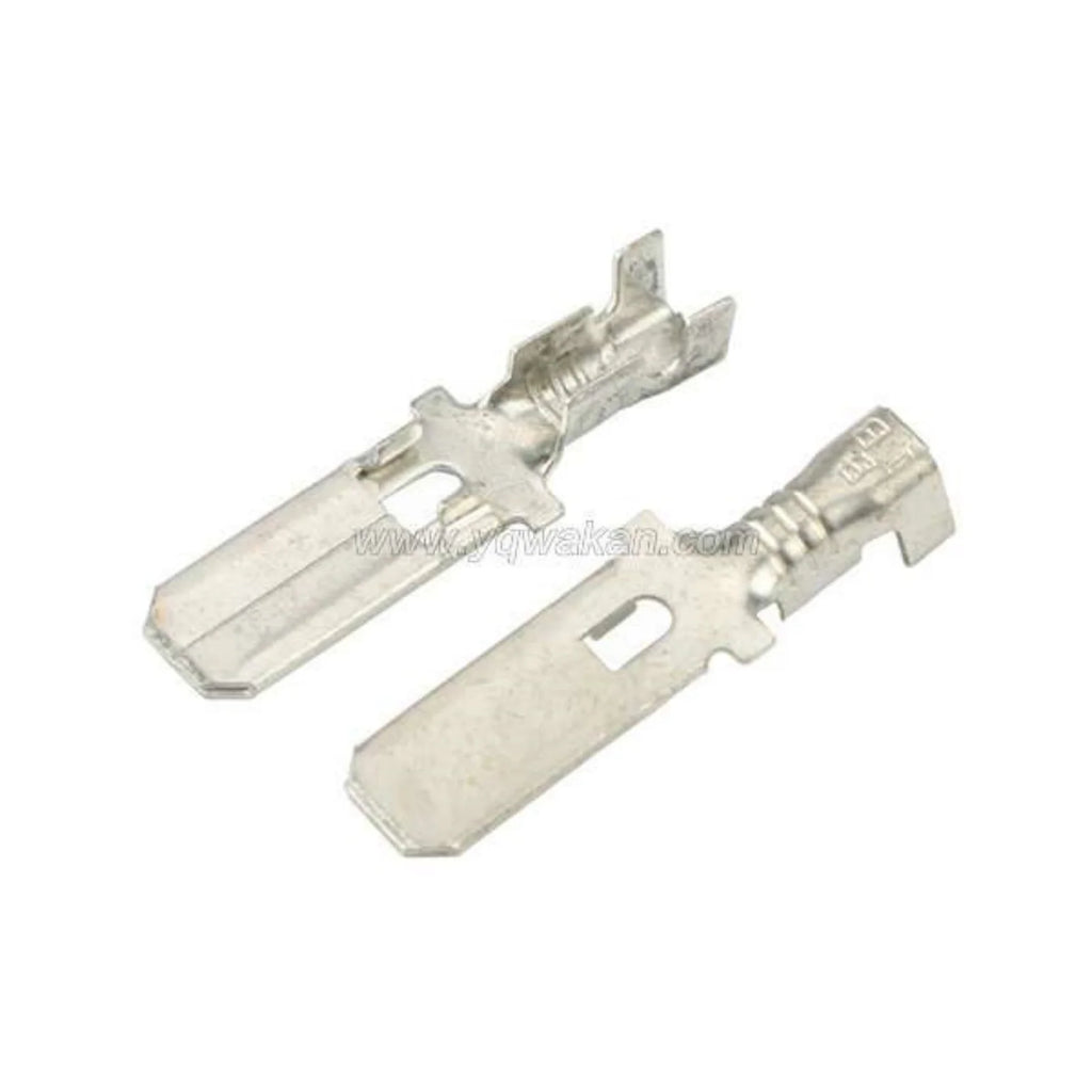 2PIN Electrical Connector Unsealed 6.3mm Series Male Female Connectors Wiring Harness Cable Socket 7122-2820 6070-2481