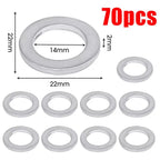 For Honda Accord Civic CRV CRZ HRV Acura 14MM Oil Drain Plug Crush Washer Gasket 9410914000 94109-14000 94109 14000 Fit2006-2018