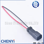 Black 2 Pin excavating machinery Heavy Industry Machinery headlight boom light Wire Harness Plug DT06-2S DT04-2P A B C D 4 types