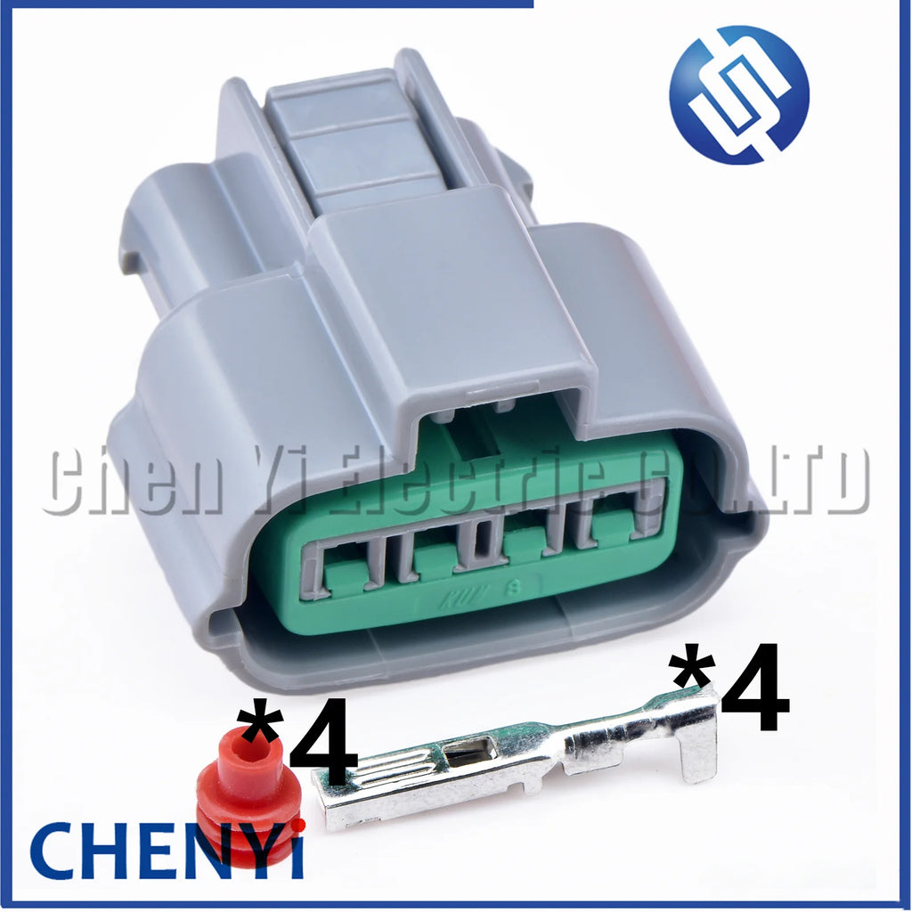 4 Pin Female Automotive waterproof Generator Connector Ignition coil plug PU465-04127 For Mitsubishi Outlander EVO X Coil BYD F3