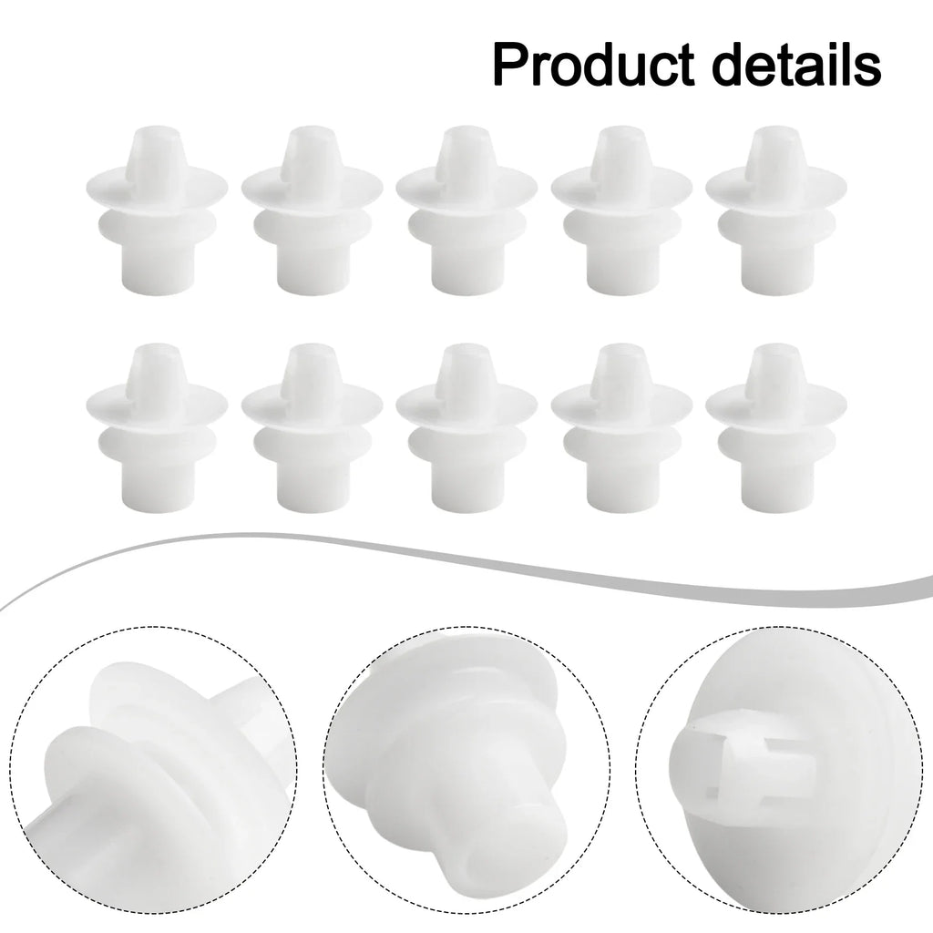 10pcs Car Interior Bumper Mud Guard Trim Clips For Smart For Fortwo 450 451 For Cabrio Coupe Rear Mudguard Fastener Kit Clips