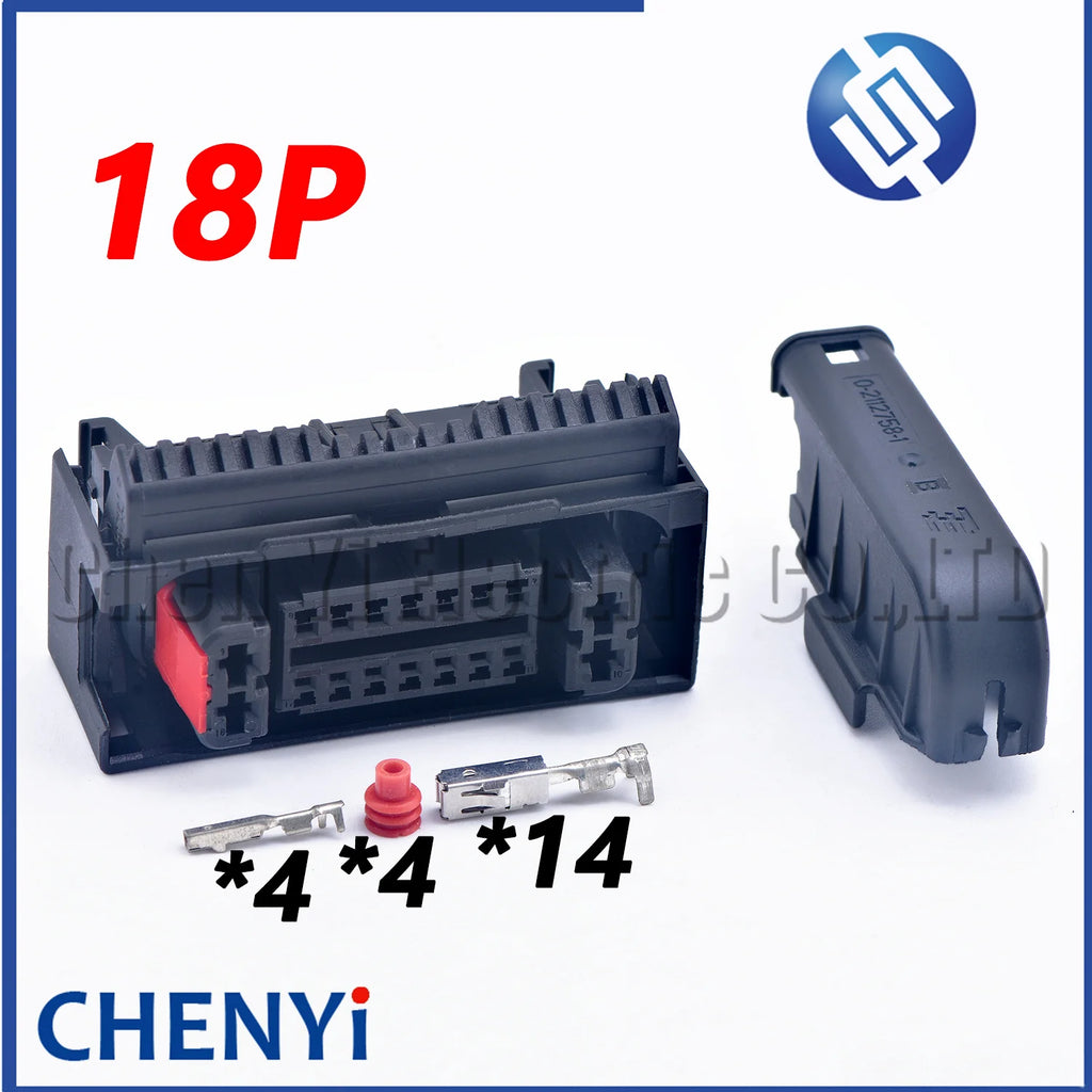 18 Pin ABS pump connector Plug 1-2112757-1 0-2112758-1 1-2112780-9 1670789-1 1-1670785-9 3-2112780-1 For Harley bn600 Motorcycle