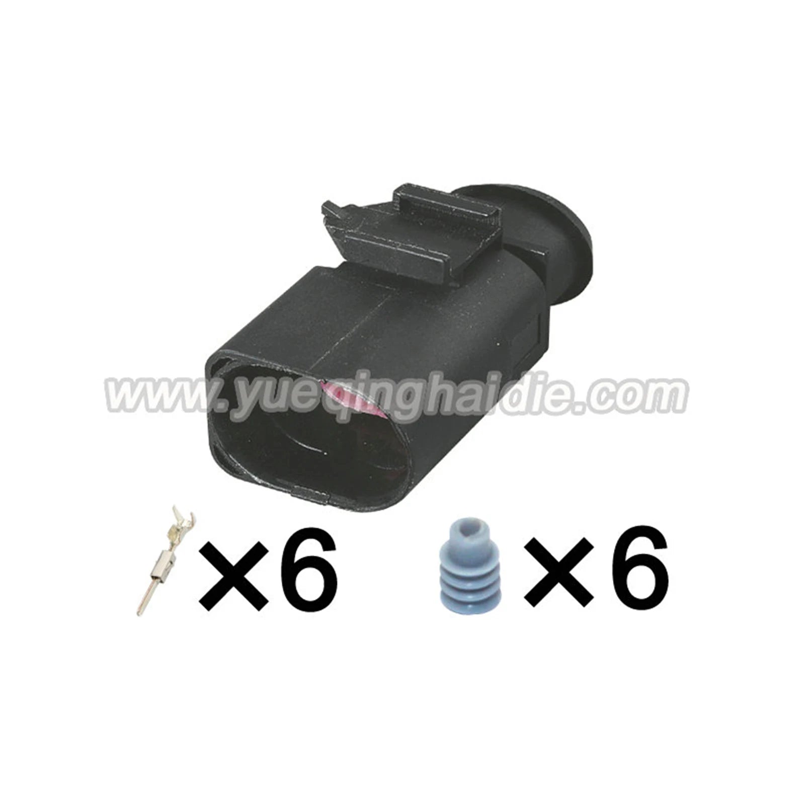 6-Pin Connector Waterproof 1.5mm Male Female Connector Automotive Wire Harness Cable Socket for Audi VW 3B0973813 1J0973713
