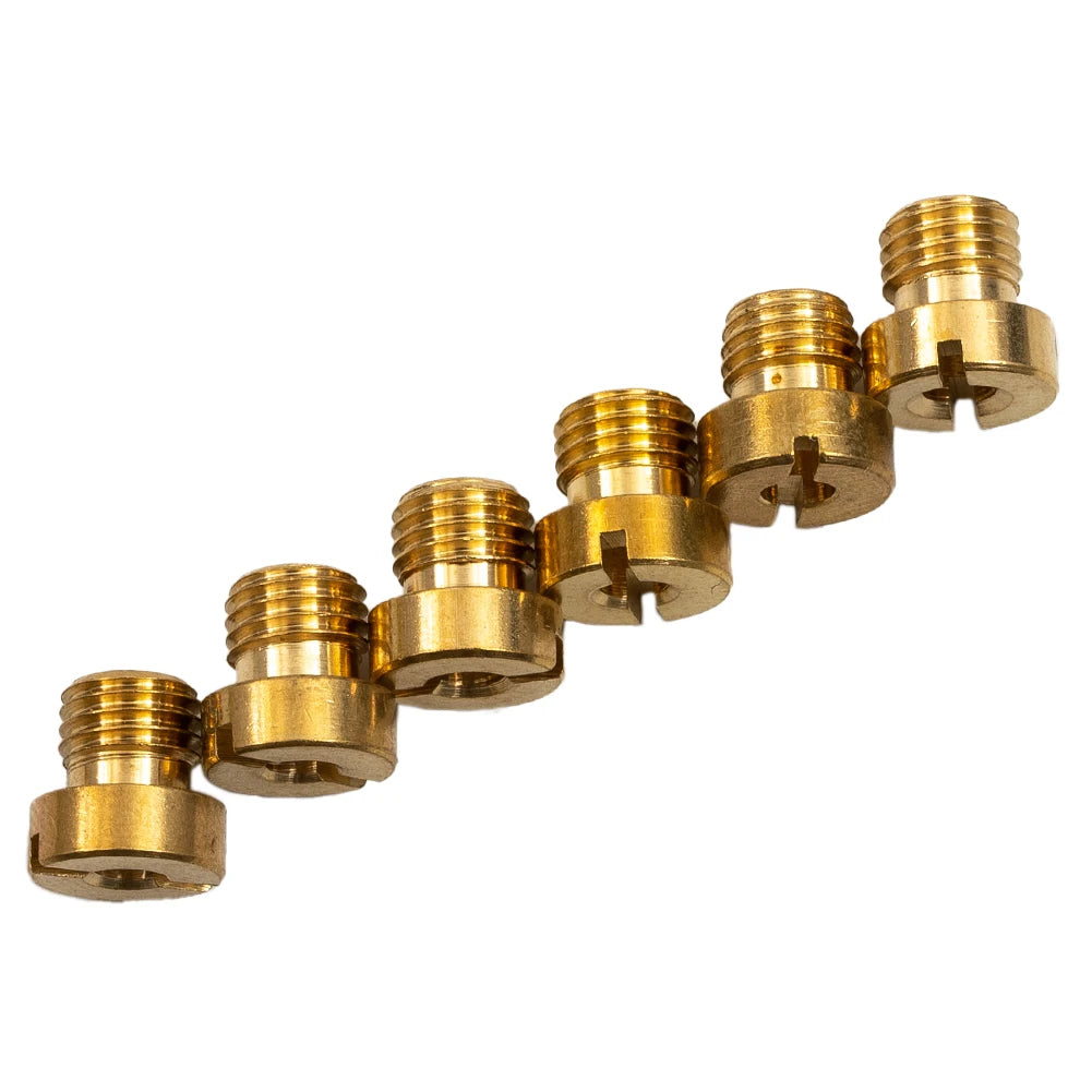 25pcs Carburetor Main Jet 55-115 M6 For Dellorto & For Mikuni 6mm Thread Carburetors Injector Nozzle Main Jet Set
