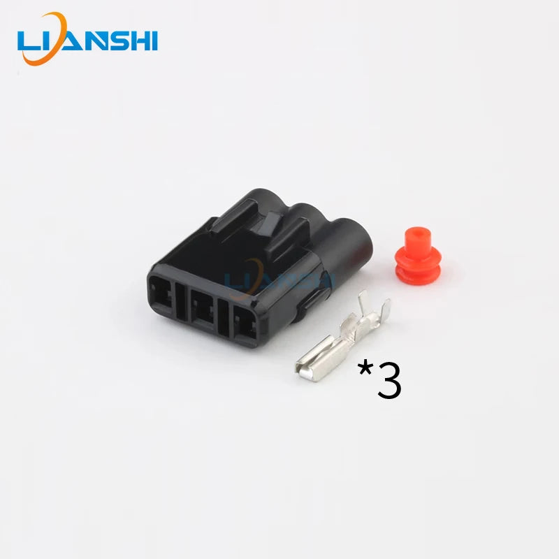 6187-3801 6180-3451 Automotive connector Oxygen sensor oil pump 3P wiring harness plug with terminal