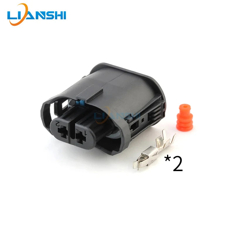 1-1355668-2 Automotive connector for BMW front bumper fog lights 2p harness plug matching terminals