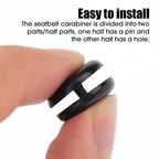 4/8pcs Car Safety Seatbelt Stopper Buckle Adjust Seat Belt Spacing Limit Stop Plastic Anti-slip Button Retainer Car Interior