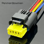 1 Set 2 3 4 5 6 Pin Car Turn Light Lamp Electrical Cable Connectors Female Mal Wire Harness Plug for Renault Peugeot Citroen