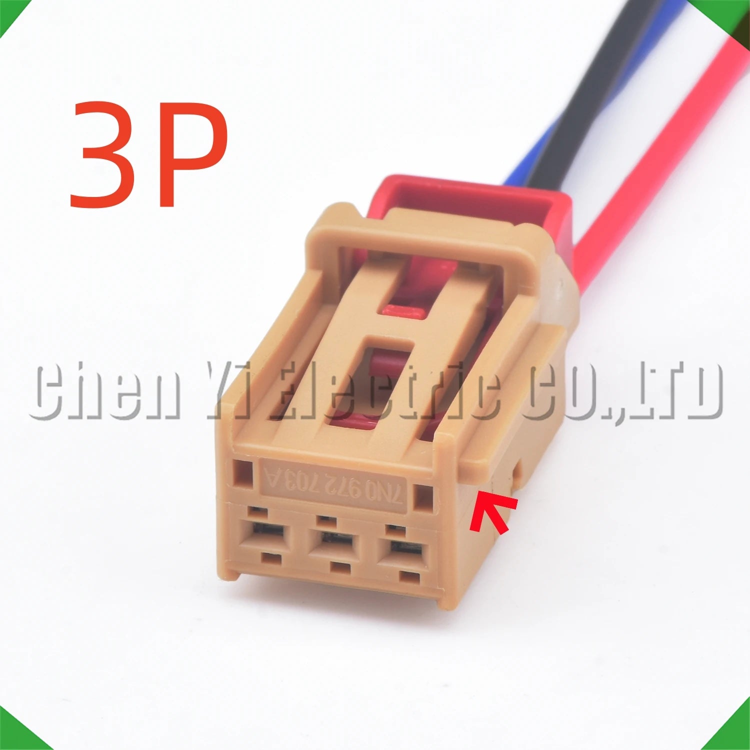 3-Pin Auto Connector Connector Connectors Taillight brake light Chair Motor lifting module