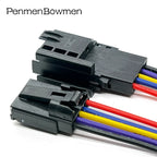 1 Set 5 Pin 2.54mm Car HUD Electrical Cable Connectors Female Male Wire Harness Plug For 31072-1070 31072-1010