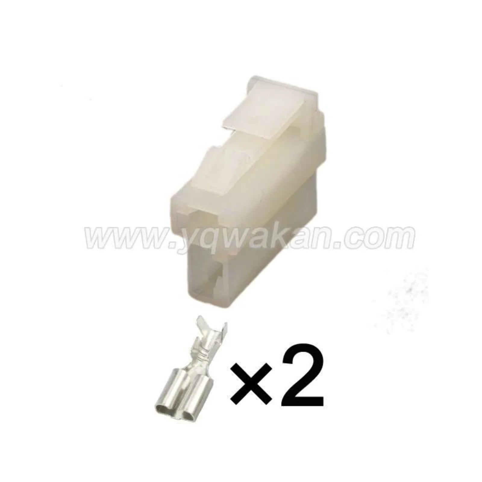 2PIN Electrical Connector Unsealed 6.3mm Series Male Female Connectors Wiring Harness Cable Socket 7122-2820 6070-2481