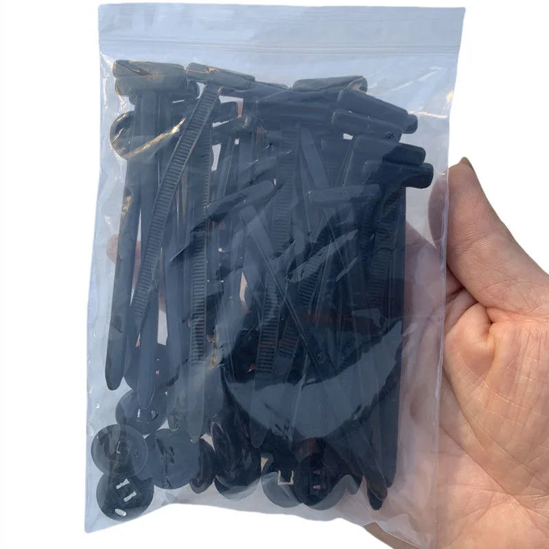 Self-locking Plastic Nylon Cable Tie Black Cable Tie Fastening Ring 2*9cm Large Cable Ties Zip Wrap Strap Ties Car Accessories