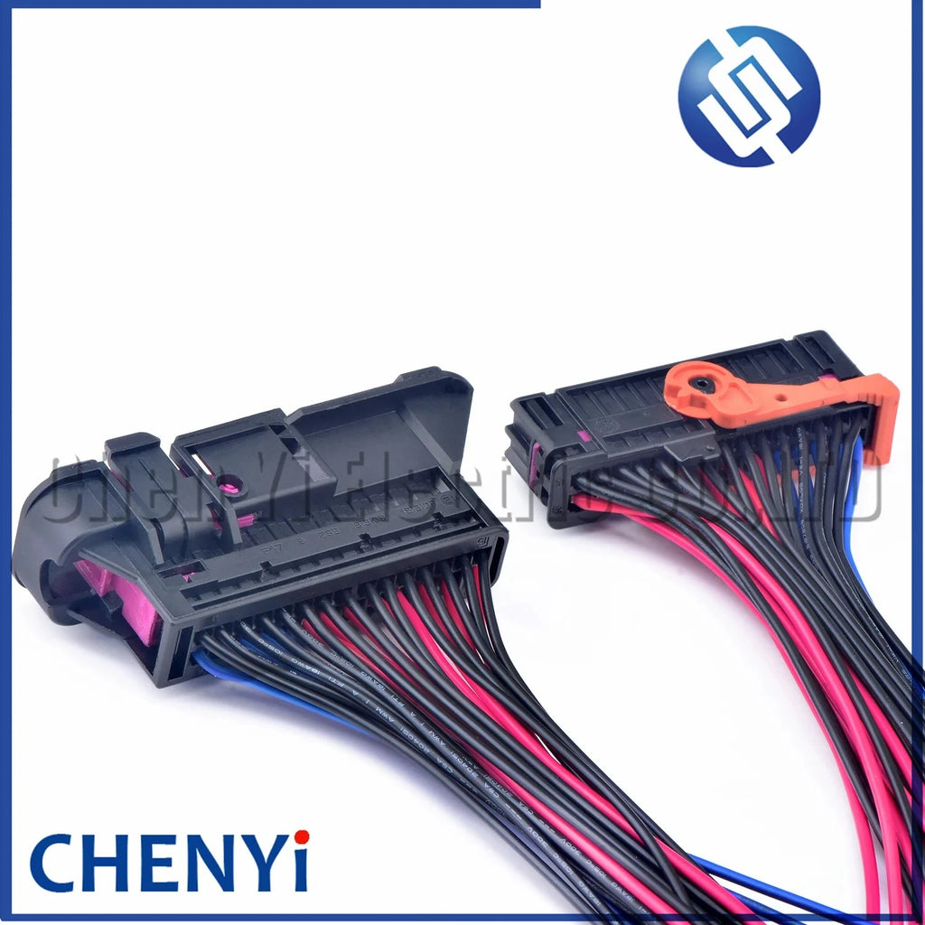 28 Pin Car Door Front Rear Wiring Harness Plug 51277171 1510010 1K0937702C 1K0 937 702C 1K0937722D 1K0 937 722D