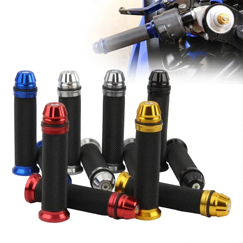 7/8 Inch 22mm Motorcycle Grips Hand Grips Handlebar Handle Grip for Aprilia Victory KTM Honda Suzuki Kawasaki Yamaha BMW Ducati