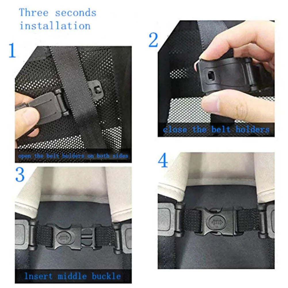 Car Baby  Strap Pants  Fixing Clip  Buckle Safety Seats Strap Belt Child Harness Chest Clip Safe Buckle Webbing Seat Accessories