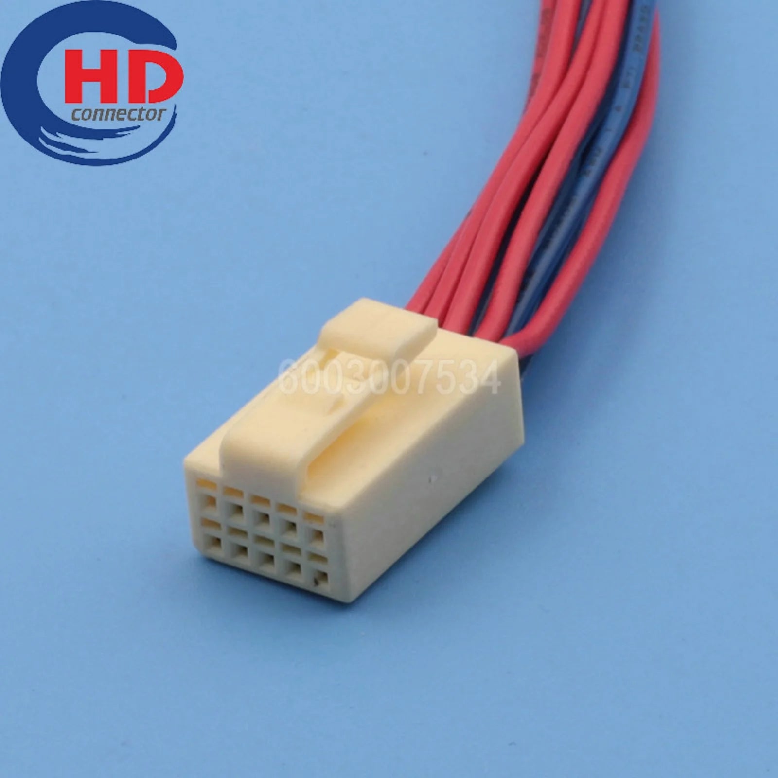 10 Pin Connector Unsealed 0.6mm Female Connector Cable Plug Motorcycle Electrical Harnesses Wiring Harness
