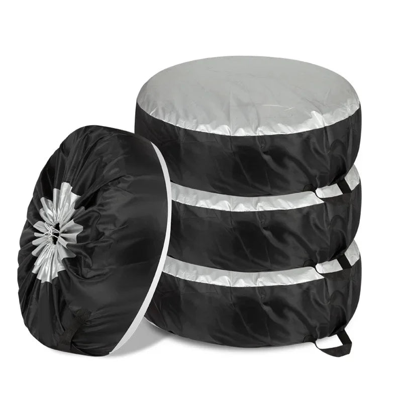 Spare Tire Cover Auto Vehicle Wheel Protector 13-19/19-23inch Case Polyester Car Tyre Storage Bags Cars Wheel Protection Amagi