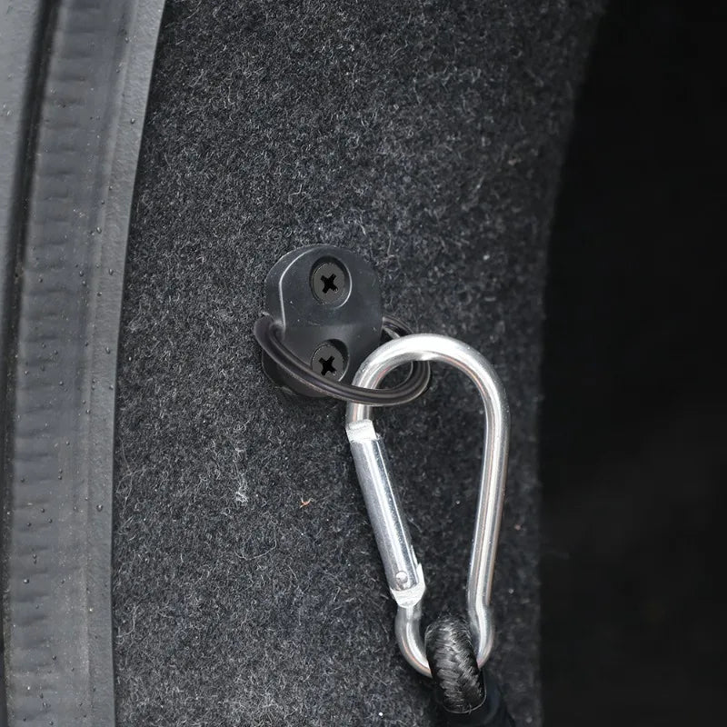 1-10sets Cargo Net Floor Hook Fixing Kit Rear Trunk Boot Tie Down Hook Ring Loop Fix Hang Flat Screen Auto Fasteners Accessories