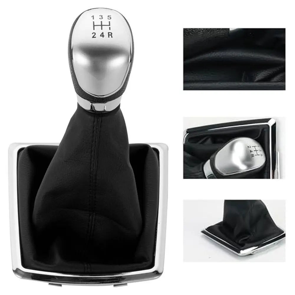 5 Speed Gear Shift Lever Knob With Rod Dust Cover For Ford For Focus For MK2 Manual Transmission Cover Shift Knob Assembly