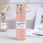 Vacuum Flasks Thermoses Set Thermos for Hot Water Bottle Drinkware Fathers Day Gifts Home Stainless Steel 500ml Thermal Cold